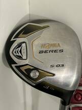 原2 HONMA ホンマ ゴルフクラブ 6本セット BERES ベレス S-03 ML512 Twin Marks ツインマークス AP-501 ウェッジ アイアン_画像3