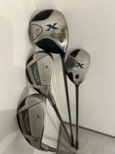 原2 Callaway キャロウェイ ゴルフクラブ 4本セット フェアウェイウッド X SERIES エックスシリーズ LEGACY レガシー