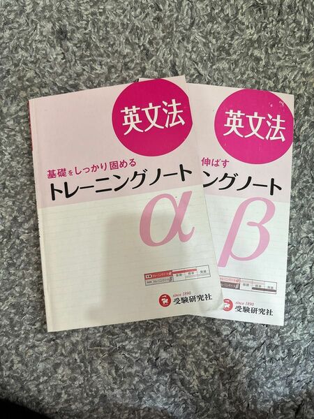 基礎をしっかり固めるトレーニングノート　英文法　αβセット