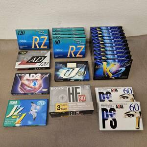 送料700円～ 未使用品 SONY HF90 AXIA PS60 J'Z70 TDK AD2 64 AD120 K2 ハイポジ Victor RZ ノーマル カセットテープ 