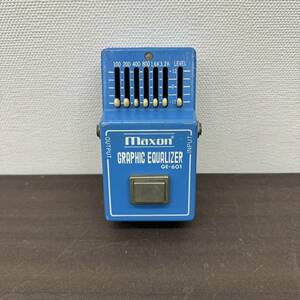 送料600円～ ジャンク 動作未確認 maxon マクソン GRAPHIC EQUALIZER グラフィックイコライザー GE-601 コンパクトエフェクター S/N:122941