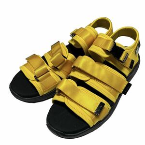 【新品】即決★ TOM WOOD ×Suicoke ★ サンダル イエロー 28.0 ベルクロ スポーツサンダル 厚底 高級 モード ストリート 高級ライン