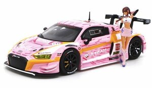 [POP RACE company manufactured ]*1/64 Audi R8 LMSevaRT regular practical use type ( vi re custom )8 serial number X Works genuine . wave * Mali figure set 