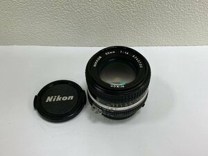 【J75639】Nikon NIKKOR 50mm 1:1.4 レンズ ニコン 外観良好 動作未確認の為、ジャンク品扱い 中古品　