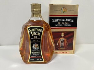 【C69324】SOMETHING SPECIAL　DE LUXE　サムシング スペシャル　デラックス　スコッチウイスキー 　750ml　43%　未開栓　【中古品】