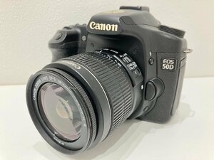 【O18480】Canon キャノン 一眼レフカメラ EOS50D ZOOM LENS EF-S 18-55mm 1:2.5-5.6 IS 動作未確認 中古現状品