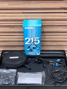 【F81326】SHURE 高遮音性イヤホン SE215 Special Edition SE215SPE-A トランスルーセントブルー