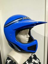 MAXON マクソン 80’s Sシェル ビンテージ モトクロスヘルメット バイザー付 カスタム BELL MOTO3 triumph vmx ビンテージヘルメット_画像3