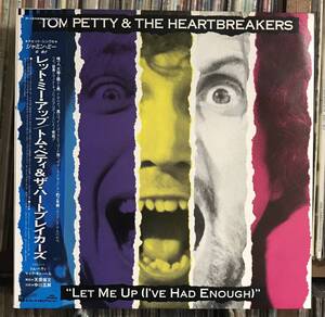 トム・ペティ& ザ・ハートブレイカーズ/ レット・ミー・アップ　LP 帯あり　Tom Petty Let Me Up 