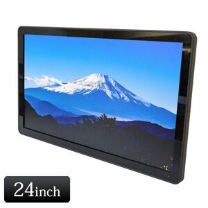 12V large screen ornament liquid crystal monitor 24 -inch flip down remote control attaching light weight thin type slim design size 575mm×345mm×80mm camping 