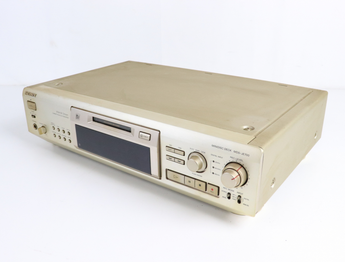 通電OK】SONY MDS-JE700 ソニー ミニディスク MDデッキ 通電OK】SONY MDS-JE700 ソニー ミニディスク MDデッキ