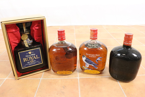 【未開栓】SUNTORY Whisky 4点 まとめ サントリーウイスキー お酒 OLD ROYAL BIRD BOTTLE LIMITED 趣味 コレクション 020JHDJH39