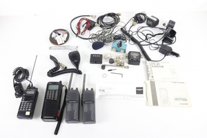 ハンディ 無線機 まとめ トランシーバー YAESU FT-41 YUPITEL MVT-7000 KENWOOD UBZ-7 ケーブル類 005JJOJO93