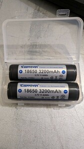 リチウムイオン電池 18650 KEEPPOWER 3200mA 3.7V 保護回路