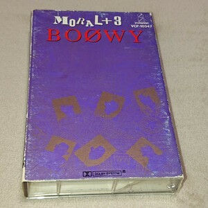 BOOWY MORAL＋3 カセットテープ モラル＋3