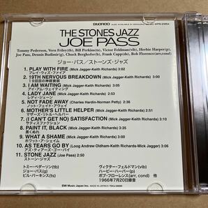 CD JOE PASS / ストーンズ・ジャズ TOCJ50050 ジョー・パス THE STONE JAZZ ローリング・ストーンズの画像4