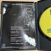 DVD KING BROTHERS / LIVE AT CAFE BLUE UKDV1112 キングブラザーズ 背に日焼け ライナー傷みあり_画像4