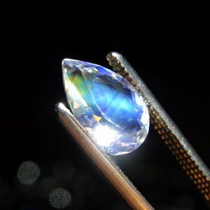 [ драгоценнный камень качество ] Rainbow лунный камень примерно 1.54ct пара Shape разрозненный номер товара :2401258