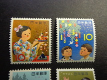 季節の行事シリーズ　４種完　未使用切手　美品_画像2