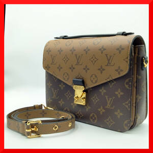 【1円　超超極美品】LOUIS VUITTON ルイヴィトン　ショルダーバック　ポシェット・メティスMM　2WAY ハンドバッグ　M44876　モノグラム■8