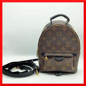 【1円　新品同様】ルイヴィトン　Louis Vuitton　モノグラム パームスプリングス ミニ 新型 ブラウン M44873 レディース■6