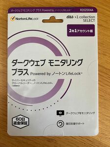 ノートン ダークウェブ モニタリングプラス 復日支援サポート 2年1アカウント版　