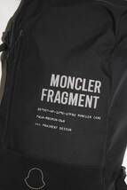 MONCLER × FRAGMENT/モンクレール × フラグメント バックパック 黒 中古美品 リュック コラボ バッグ 藤原ヒロシ ブラック 正規品_画像4