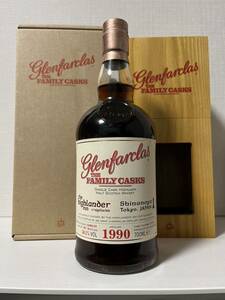 ◆新品　GLENFARCLAS グレンファークラス 1990 リフィルシェリーホグスヘッド for highlander inn SHINANOYA 信濃屋 ファミリーカスク