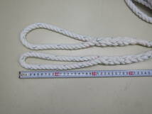 係船ロープ　３本　さつま編み加工済　未使用_画像7