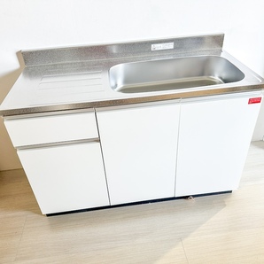 【店頭引取り限定特価】＜アイオ産業＞流し台（型番：KW-1200）【未使用アウトレット品】W1200×D550×H800+90の画像6