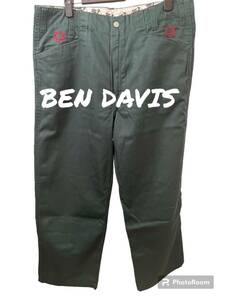 ベン デイビス BEN DAVIS ワイド シルエットコットン チノパンツ