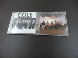 EXILE CD2枚セット 4/I Believe/ YES！(CDシングル盤及びDVD付属）中古品 管 2024010068