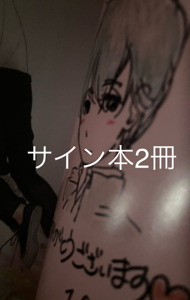 サイン本2冊)ぴい 過剰妄想少年とネコにはいぬを ぴい先生2冊とも直筆サイン本