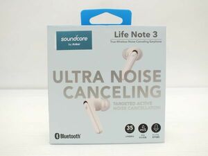 n2803 【ジャンク】 Anker アンカー Soundcore Life Note 3 サウンドコア ライフノート3 ホワイト 完全ワイヤレスイヤホン [094-240103]