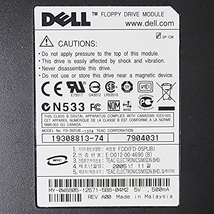 DELL 外付け USB フロッピードライブ FLOPPY DRIVE MODULE N533 ポータブル フロッピーディスク ドライブ 中古品 used品 動作未確認_画像5