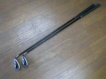 Ｙ１１中古ＷＯＳＳ　ＧＯＬＦ　ウエッジ　２本セット　ＡＷ、ＳＷ　ＡＩＭＩＮＧ　ＷＯ－０２　カーボンシャフト　Ｓ_画像2