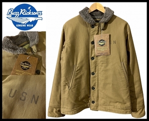 ■ 数回着用の美品 東洋 BUZZ RICKSON’S バズリクソンズ BR12031 40s Model 復刻 NAVY DEPARTMENT N-1 裏ボア デッキ ジャケット L