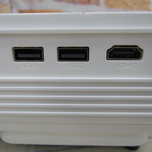 12276PS23【未使用】XuanPad プロジェクター 小型 10000L 1080PフルHD対応 ホームプロジェクター HiFiスピーカー内蔵 台形補正 天井吊り可_画像7