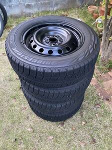 [再出品] 15インチ ブリジストン スタットレス BLIZZAK REVO GZ 195/65R15 PCD100 5穴 4本セットアリオンウィッシュプリウスプレミオ １