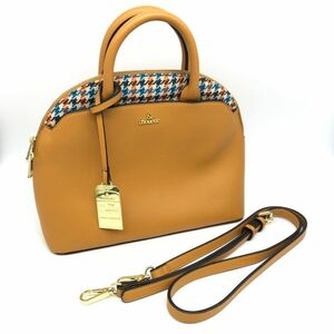 【21739】&chouette 2WAY ハンドバッグ ショルダーバッグ ベージュ アンドシュエット レディース 鞄 カバン 中古品 梱包80サイズ