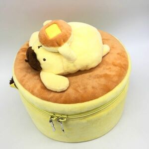 【22201】サンリオ ポムポムプリン ホットケーキ バニティ ポーチ バッグ 小物入れ ケース 経年保管品 中古品 梱包80サイズ