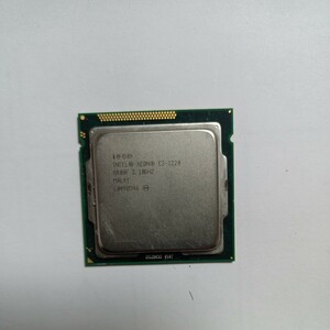 Intel Xeon E3-1220 SR00F 3.10GHz 8MB Sandy Bridge LGA1155 4コア 4スレッド