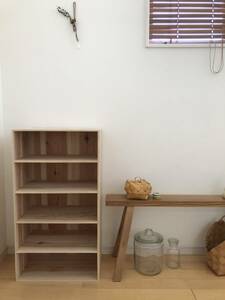 * size modification possibility * wooden 5 step shoes box / natural wood * shoe rack storage natural order possibility order possible size modification possible 