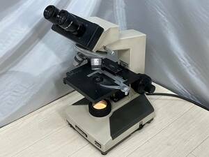 【ニ02】OLYMPUS/オリンパス 双眼生物顕微鏡 CHS型 学校 実験 科学 理化学機器 教育 保管品 美品