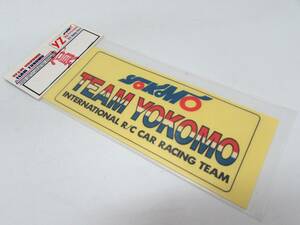 未使用品 TEAM YOKOMO ヨコモ ステッカー クリア 15cm レーシングチーム ラジコン 当時もの