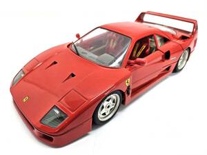 1円～ burago ブラーゴ ミニカー 1/18 1987年 Ferrari フェラーリ F40 レトロ