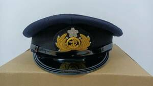 【送料無料】WW2 大日本帝国海軍 士官軍帽 精密複製 IJN 制帽 士官帽 前章付 複製 在庫サイズ： ５６ 、５７、５８、５９ｃｍ