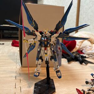 RG ストライクフリーダムガンダム　チタニウムフィニッシュ　RGパーフェクトストライクガンダム　RGνガンダム