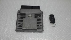 * VW The * Beetle DBA-16CBZ* engine computer - smart key set used 