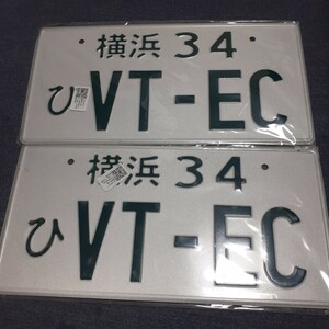VTEC 2枚 ナンバープレート 風 ホンダ シビック EG6 EK9 FD2 DC2 無限 アキュラ インテグラ アコード S2000 NSX S660 JDM CIVIC HONDA